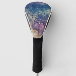 Vintage Celestial World Map (13) Golf Head Cover
