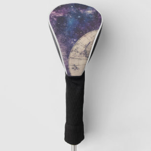 Vintage Celestial World Map (3) Golf Head Cover