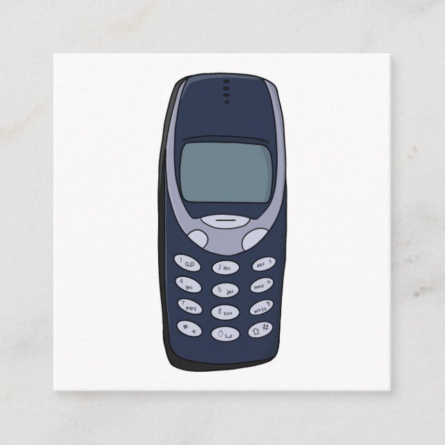 Vintage Cell Phone Enclosure Card (Front)