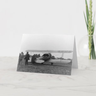 Vintage Cessna 1920's Aeroplane Card