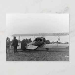 Vintage Cessna 1920's Aeroplane Postcard