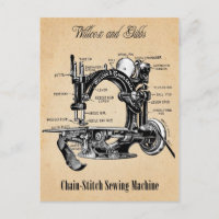 Vintage Chain-Stitch Sewing Machine