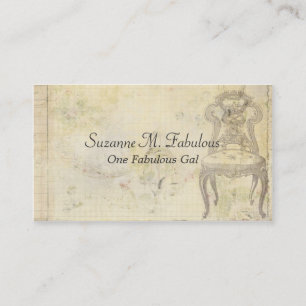 Vintage Chair Business Card