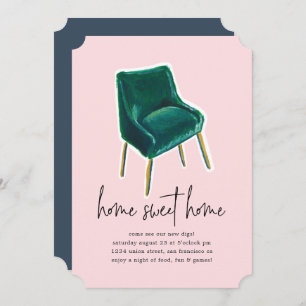 Vintage Chair   Housewarming Party Invitation