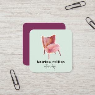 Vintage Chairs Interior Design Cards