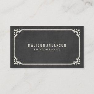 Vintage Chalkboard   Business Cards