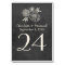 Vintage Chalkboard Floral Monogram Wedding
