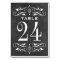 Vintage Chalkboard Flourish Wedding