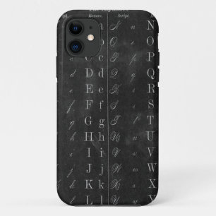 Vintage Chalkboard with Alphabet Case-Mate iPhone Case
