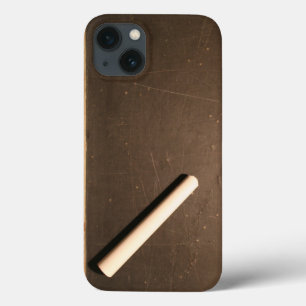 Vintage Chalkboard with Chalk -iPhone Case