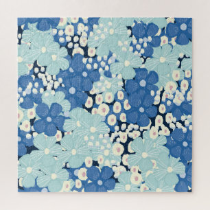 Vintage Chamomile Wildflowers: Romantic Print. Jigsaw Puzzle