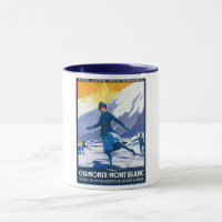 Vintage Chamonix - Mont Blanc Poster
