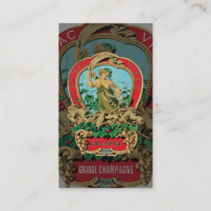 Vintage Champagne Business Card