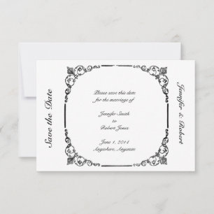 Vintage Chandelier Save the Date