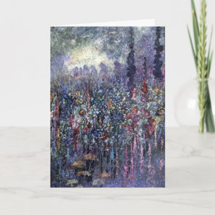 Vintage Charles Robinson The Sensitive Plant Card