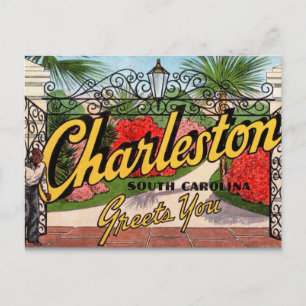 Vintage Charleston SC Postcard