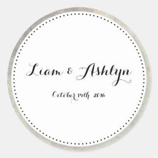 Vintage Charm Classic Round Sticker