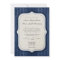 Vintage Charm Navy Monogram Wedding Invitations