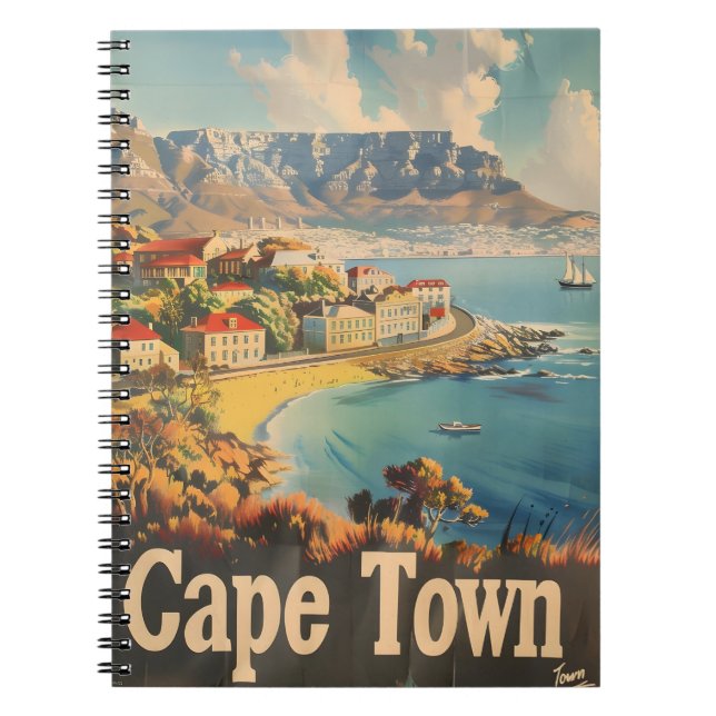 Vintage Charms of Cape Town Notebook (Front)