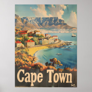 Vintage Charms of Cape Town Poster