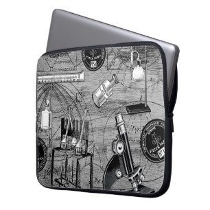 Vintage Chemistry Lab Equipment Laptop Sleeve