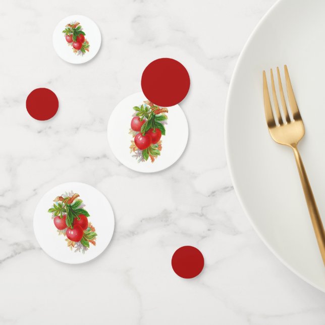 Vintage Cherries Confetti (Group)