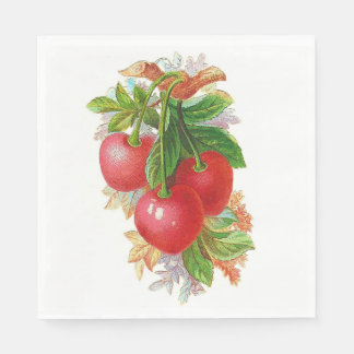 Vintage Cherries Napkin