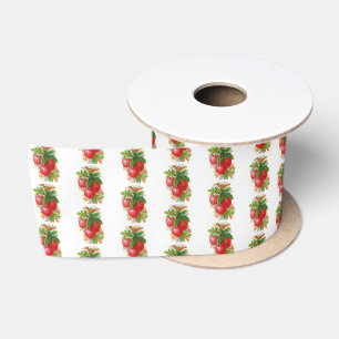 Vintage Cherries Satin Ribbon