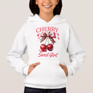 Vintage cherry and pink bow kids