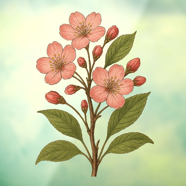 Vintage Cherry Blossom (Sheet 3)