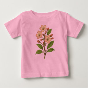 Vintage cherry blossom baby T-Shirt