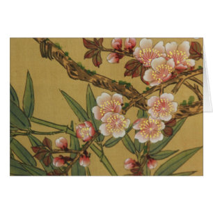 Vintage Cherry Blossoms Asian Japanese Flowers