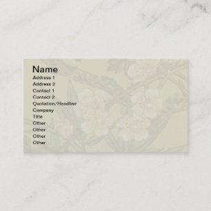 Vintage Cherry Blossoms Asian Japanese Flowers Business Card