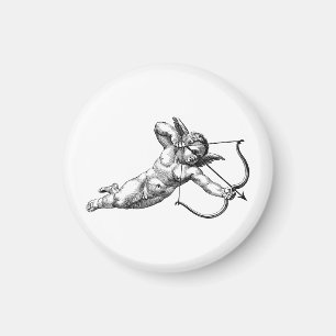 Vintage Cherub Cupid Love Magnet