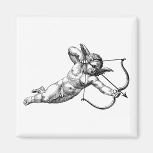 Vintage Cherub Cupid Love Magnet