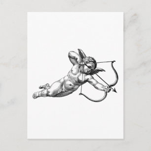 Vintage Cherub Cupid Love Postcard