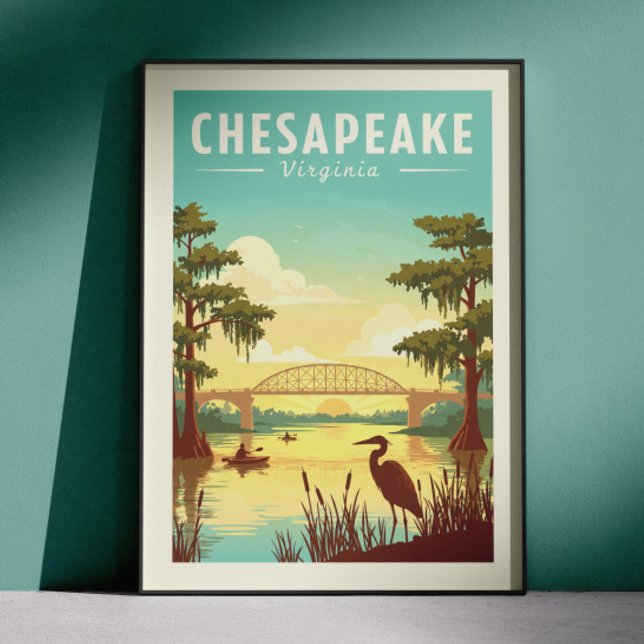 Vintage Chesapeake Virginia Poster (Creator Uploaded)
