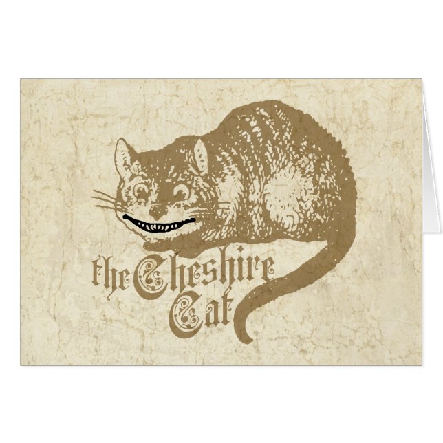 Vintage Cheshire Cat Illustration (Front Horizontal)