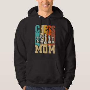 Vintage Chess Boardgames Chess Mum Women Hoodie