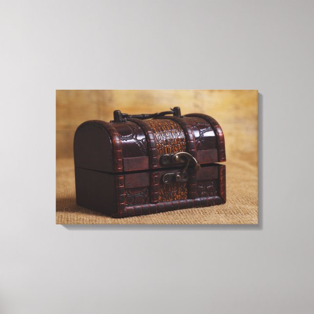Vintage chest box canvas print (Front)