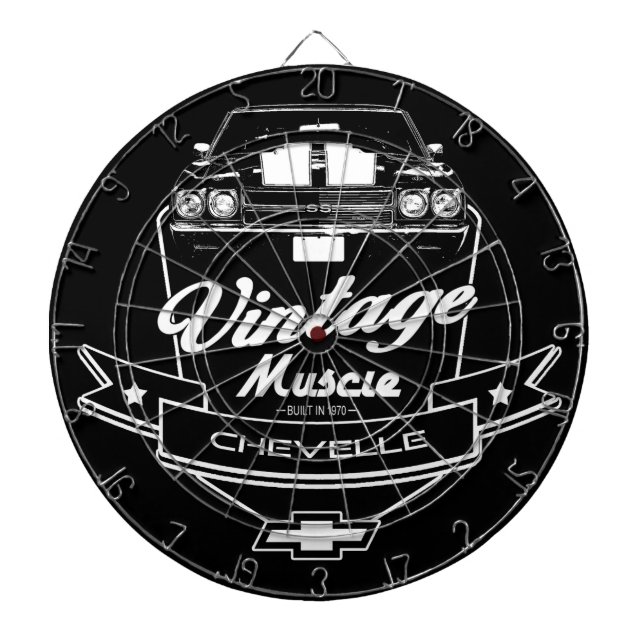 Vintage Chevelle Dartboard (Front)