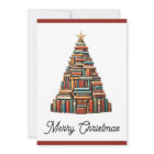 Vintage Chic Fun Colourful Christmas Book Tree