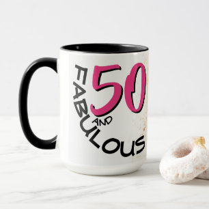 Vintage Chic Pink Watercolor Bicycle 55th Birthday Mug