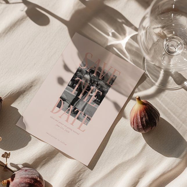 Vintage Chic Romantic Wedding Save the Date Invitation (Creator Uploaded)