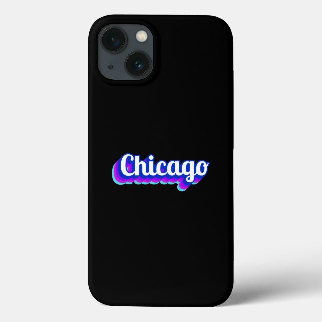 Vintage Chicago  Case-Mate iPhone Case (Back)