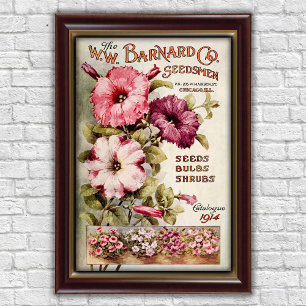 Vintage Chicago Floral Catalog Advertising Poster