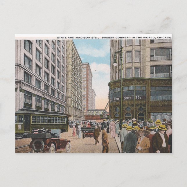 Vintage Chicago Postcard (Front)