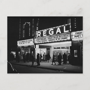 Vintage Chicago, The Regal Theatre Marquee Postcard