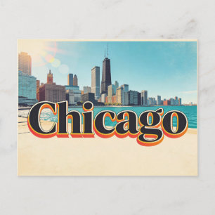 Vintage Chicago Travel Postcard