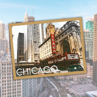 Vintage Chicago USA America Illinois Travel 